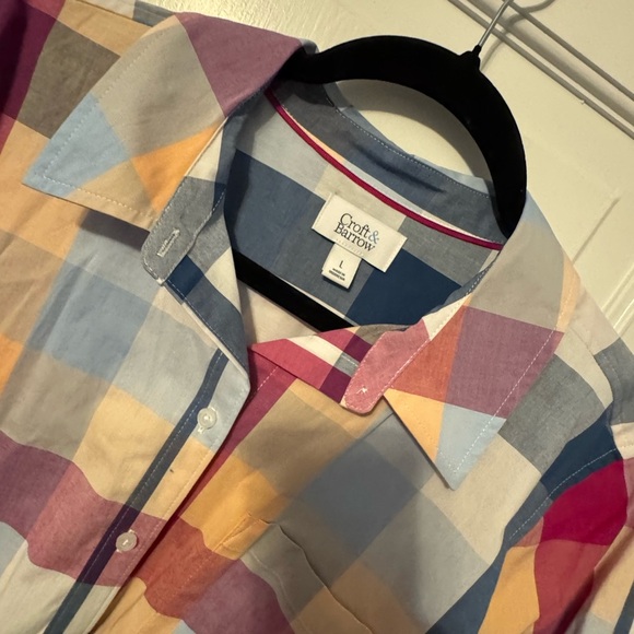 Croft & Barrow Women’s Plaid Button-Down Shirt, Large. NWT - Picture 5 of 8